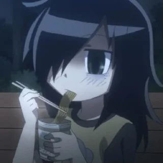 🍜 emoji 🚷Watamote 🎧 Telegram sticker 15 of 66
