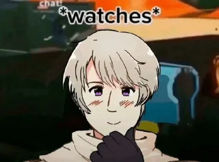 Sticker from *watches* hetalia