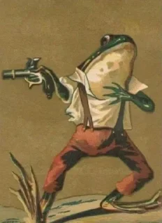 🐸 emoji Для переговоров Telegram sticker 6 of 120