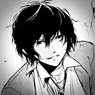 🥀 emoji ✧ dazai by @helpfrhoshi ! ! Telegram sticker 16 of 30