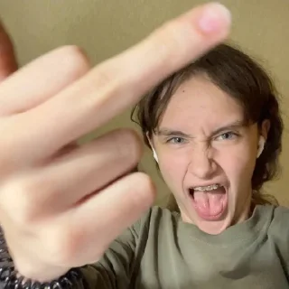 🖕 emoji вебкам Telegram sticker 23 of 27