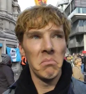 ☹️ emoji Мемчіки з Шерлоком Telegram sticker 21 of 120