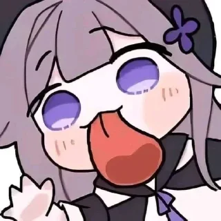 🌺 emoji ℍ𝕖𝕣𝕥𝕒 ఌ @wwkness@StickersStarRail Telegram sticker 24 of 42