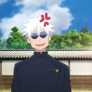 😅 emoji Jujutsu Kaisen Telegram sticker 15 of 25