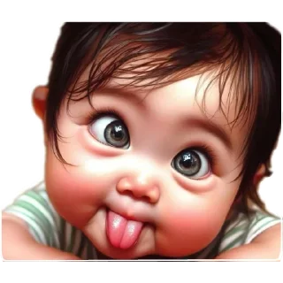 💇 emoji МАЛЫШКИ Telegram sticker 5 of 47