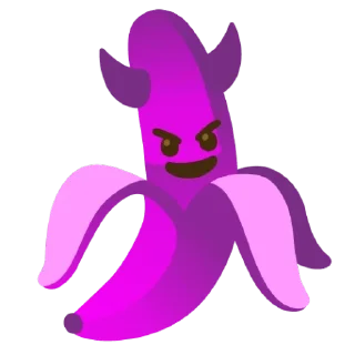 😈 emoji Banana Telegram sticker 5 of 30
