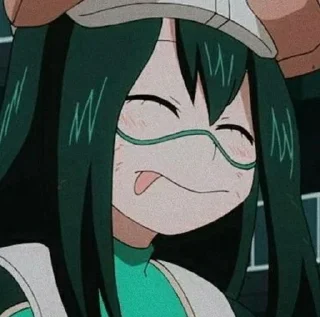 😅 emoji My hero academia version 8 Telegram sticker 15 of 35