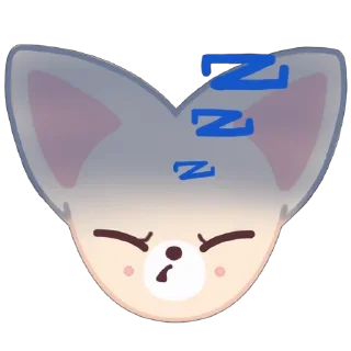 😴 emoji FoxI.Ny by @anvrtp Telegram sticker 22 of 65
