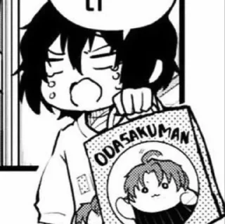 Sticker from dazai chibi (and more).