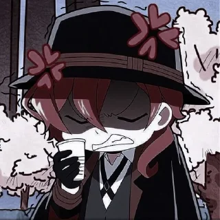🎲 emoji soukoku :: bsd-wan @yukirrri_s Telegram sticker 20 of 50