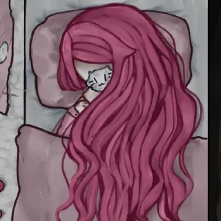 🛌 emoji Юки Миядзаки♡Банка с блёстками Telegram sticker 15 of 21
