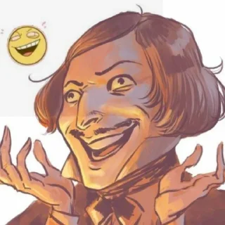 ✨ emoji 👑Николай Васильевич Гоголь👑 Telegram sticker 17 of 100