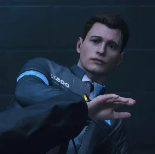 😕 emoji Detroit Become Human Telegram sticker 5 of 60
