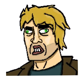 😚 emoji Hotline miami @memehotlainmiami Telegram sticker 22 of 26