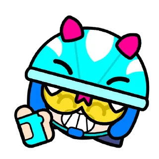 👍 emoji Аквабайкер Джеки @Mystery_Designer_Pins_Studio Telegram sticker 5 of 9