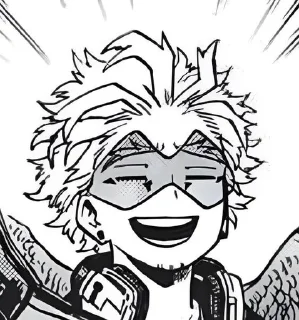 🦅 emoji Mirko & Hawks BNHA Telegram sticker 21 of 64