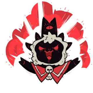 😈 emoji Cult of the Lamb Telegram sticker 7 of 30