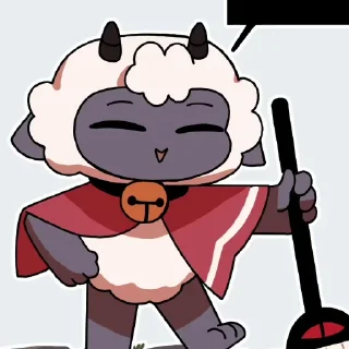 🐏 emoji культ овечек бее Telegram sticker 23 of 40