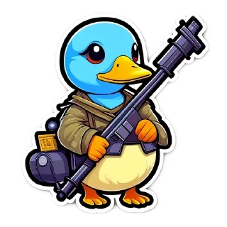 🥑 emoji AnimalsWithGuns Telegram sticker 20 of 34