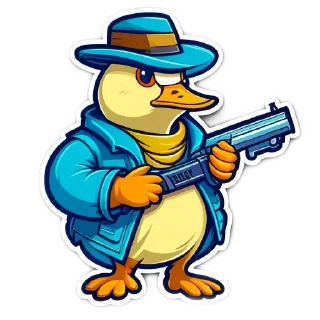 🥑 emoji AnimalsWithGuns Telegram sticker 17 of 34