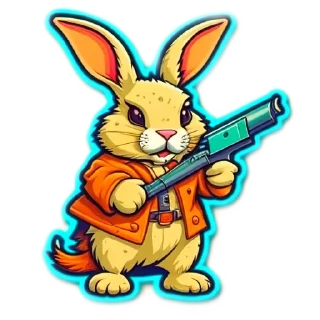 Sticker from AnimalsWithGuns