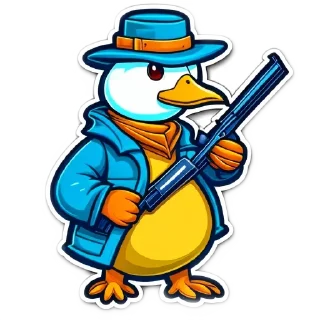 🥑 emoji AnimalsWithGuns Telegram sticker 19 of 34