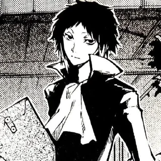 🌟 emoji Akutagawa Ryunosuke @yah0oAs Telegram sticker 16 of 33