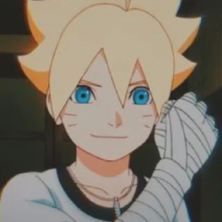 🙂 emoji Боруто Telegram sticker 6 of 42