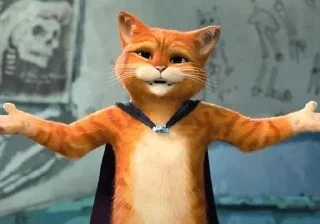 😀 emoji Кот в сапогах😼 Telegram sticker 14 of 120