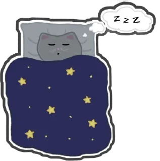 😴 emoji кот в штанишках♡ Telegram sticker 8 of 17