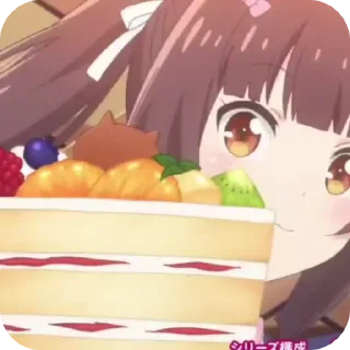 🍓 emoji ㅤㅤ @LISAIRL NEKOPARA! :3ㅤㅤㅤㅤ Telegram sticker 21 of 40