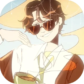 🕶 emoji 𝙊𝙥𝙩𝙞𝙢𝙞𝙨𝙩 @coffbi Telegram sticker 22 of 80