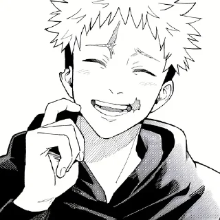 ☺️ emoji Юдзи Итадори|JJK. От Фурдо😘 Telegram sticker 8 of 120