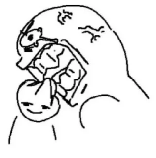 😤 emoji going feral by sheo Telegram sticker 5 of 36