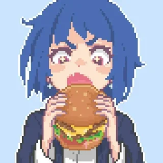 🍔 emoji пакетик стикеров Telegram sticker 11 of 107