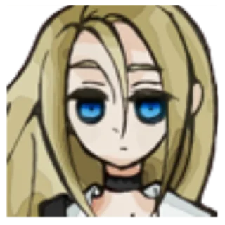 😐 emoji Rachel Gardner (game) Telegram sticker 13 of 14