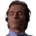 😑 emoji American Psycho Telegram sticker 10 of 20