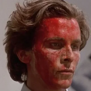 😑 emoji american psycho Telegram sticker 9 of 20