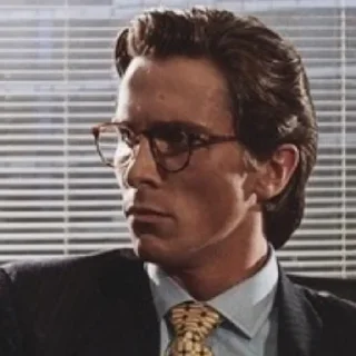 🤓 emoji american psycho Telegram sticker 17 of 20