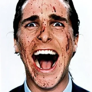 💀 emoji american psycho Telegram sticker 7 of 20
