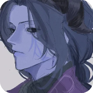 💜 emoji Wish you sweet dreams ~ Azrael Telegram sticker 23 of 120