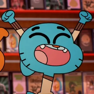 😄 emoji Gumball | Dyssal Telegram sticker 19 of 112