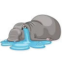 😭 emoji Homunculus Loxodontus Telegram sticker 9 of 30