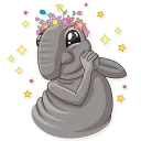 🌸 emoji Homunculus Loxodontus Telegram sticker 17 of 30
