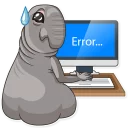 😥 emoji Homunculus Loxodontus Telegram sticker 22 of 30
