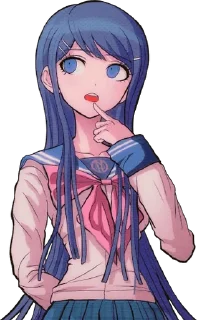 🎤 emoji Саяка Майзоно Telegram sticker 17 of 46