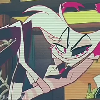 😏 emoji Hazbin Hotel • @Earth928B Telegram sticker 17 of 50