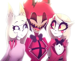 😂 emoji Hazbin Hotel Fan Telegram sticker 6 of 18
