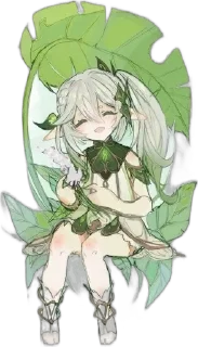🌟 emoji 💚🍀Нахида💚🍀 Telegram sticker 2 of 45