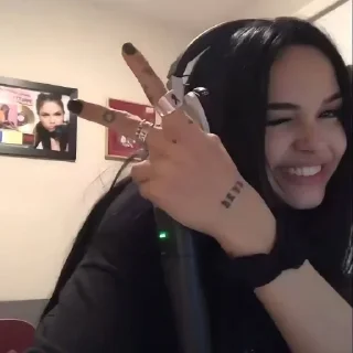 😁 emoji Maggie Lindemann :: @riltex Telegram sticker 9 of 52